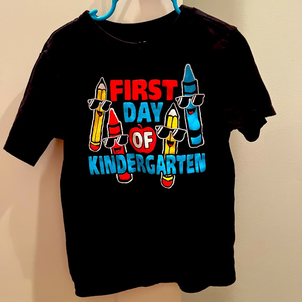 Children’s Place First Day of Kindergarten Tshirt, Size 5/6